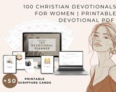 100 Christian Devotionals for Women | Quiet Time Journal (Printable PDF)