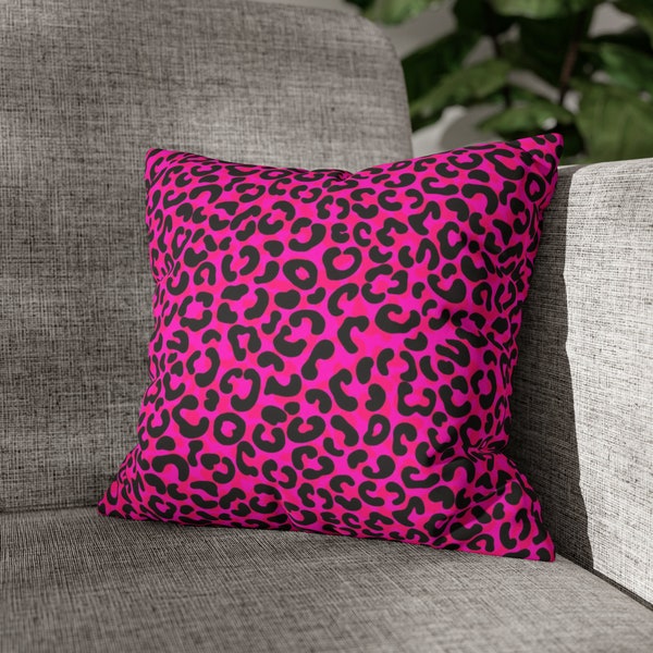 Leopard Throw Pillow Etsy