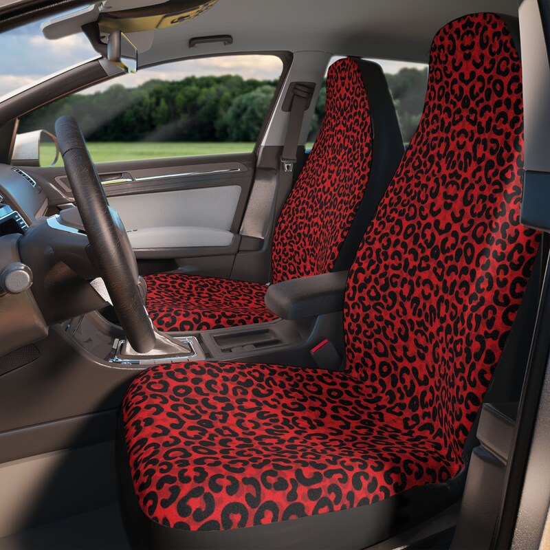 Abstract Neon Cow Print Pet Car Seat Cover main image 1