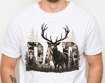 Deer Hunting Dad Dad, Vaderdag, Camo Hunting Dad, vaderdag,