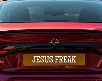 Christian Jesus Rear View mirror Decal, Religious Car Decal, Visor Mirror Sticker, Christian Gift