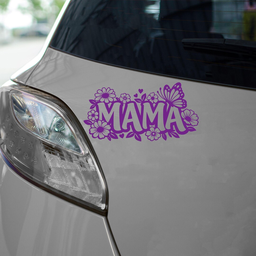Mama Floral Decal, Decal for Her, Mother's Day Gift, Mom Sticker, - Etsy