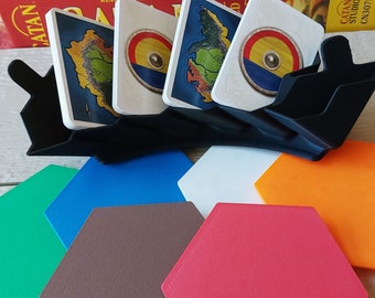 Organizador de cartas del juego de mesa Catan