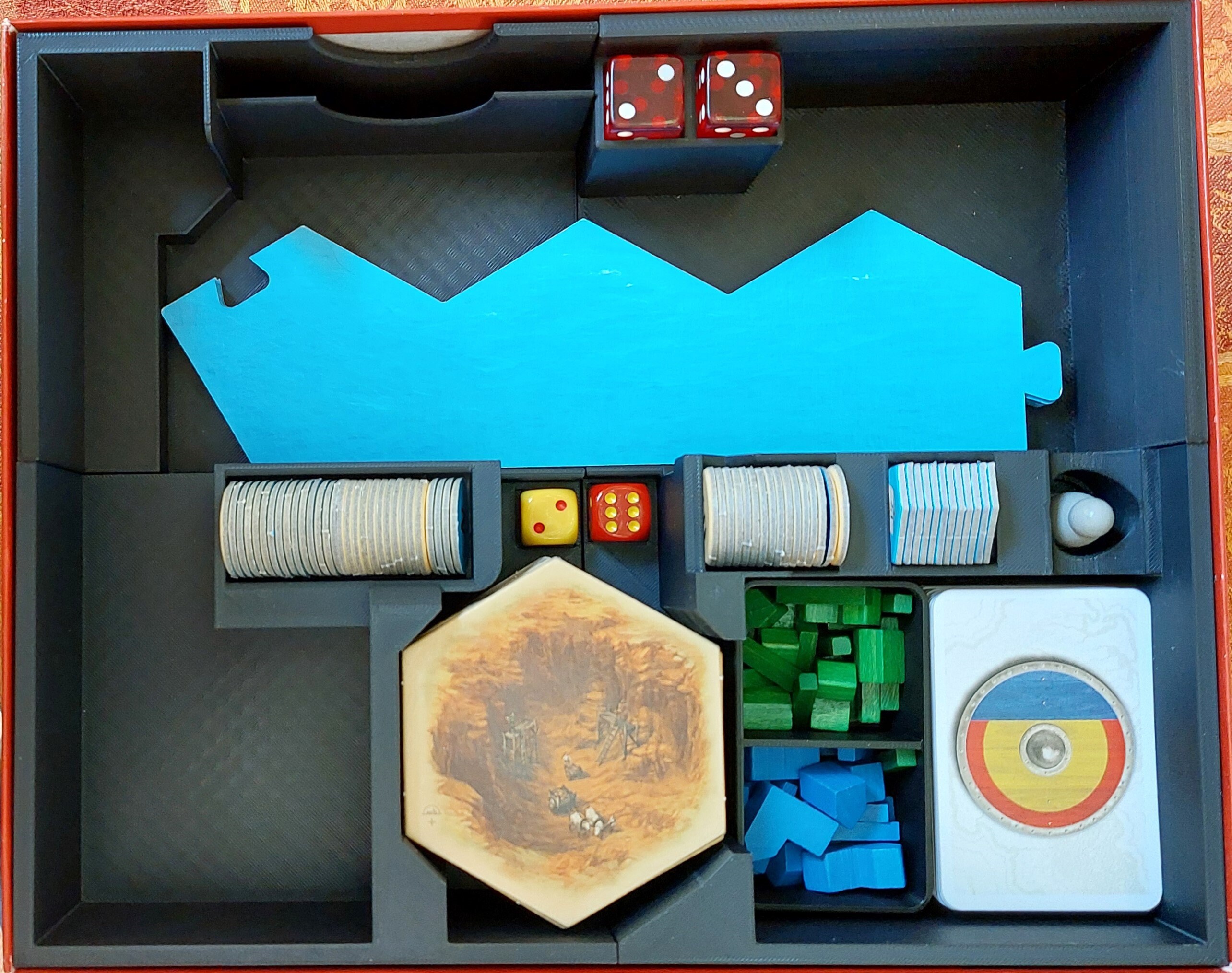 Catan Board Game Box Insert Organizer for 4th and 5th Editions 6-player ...