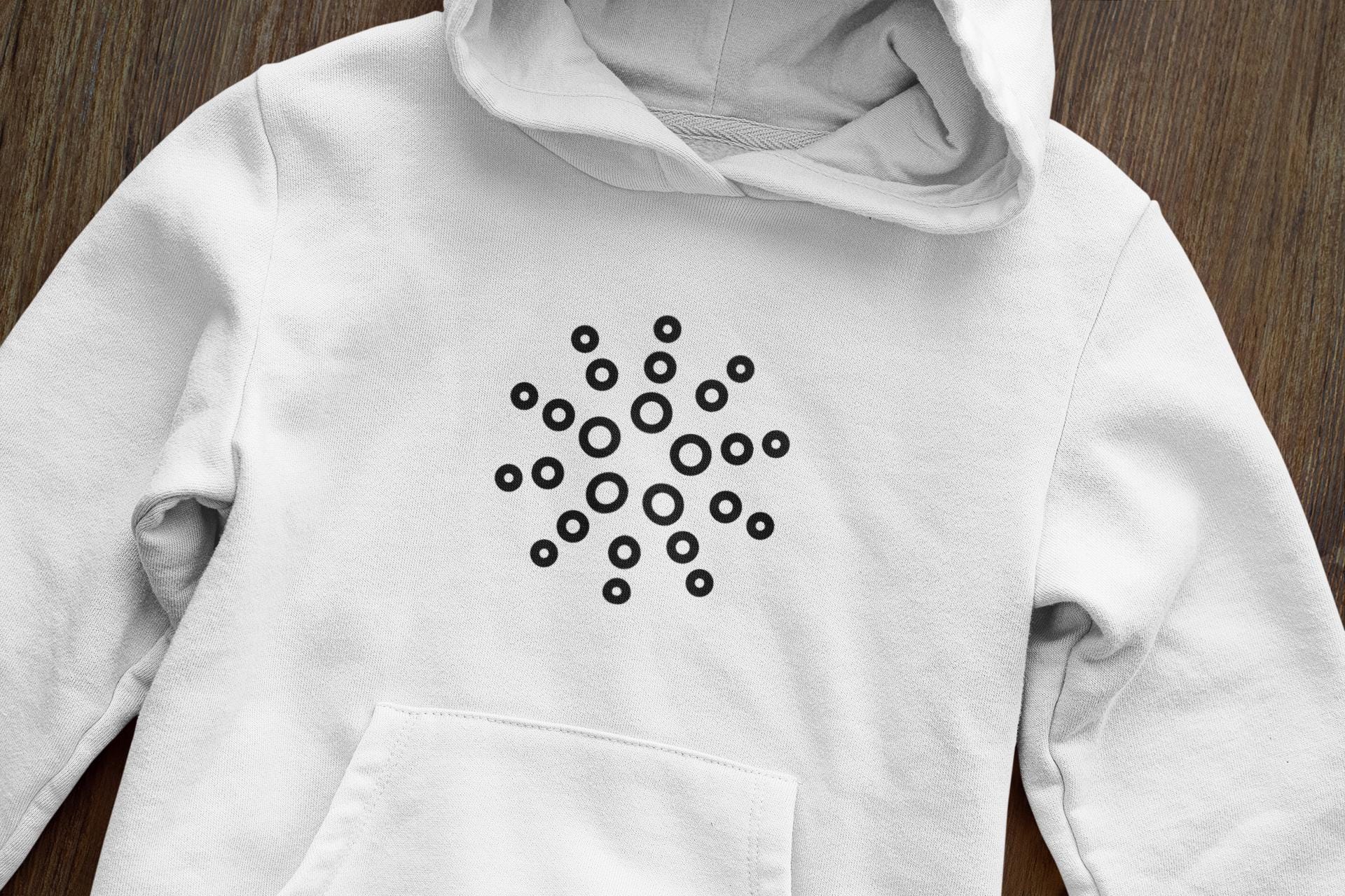 ホワイト ADA パーカー | カルダノ ロゴ スウェットシャツ | 暗号通貨グッズ | ブロックチェーン愛好家向けアパレル | ADA HODL  ギフト - Etsy 日本