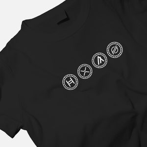 Hbar, Xrp, Xlm, and Algo T-Shirt  – Ideal for Blockchain Enthusiasts