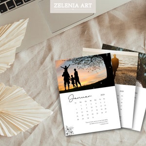 2024 Personalized Calendar with Bible Quotes | Editable in Canva | Calendar Template | in A4 (portrait and landscape format)