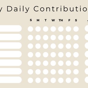 Neutral EDITABLE Contribution Chart | Kids Responsibility Chart, Chore List, Printable Routine List, Chore Chart