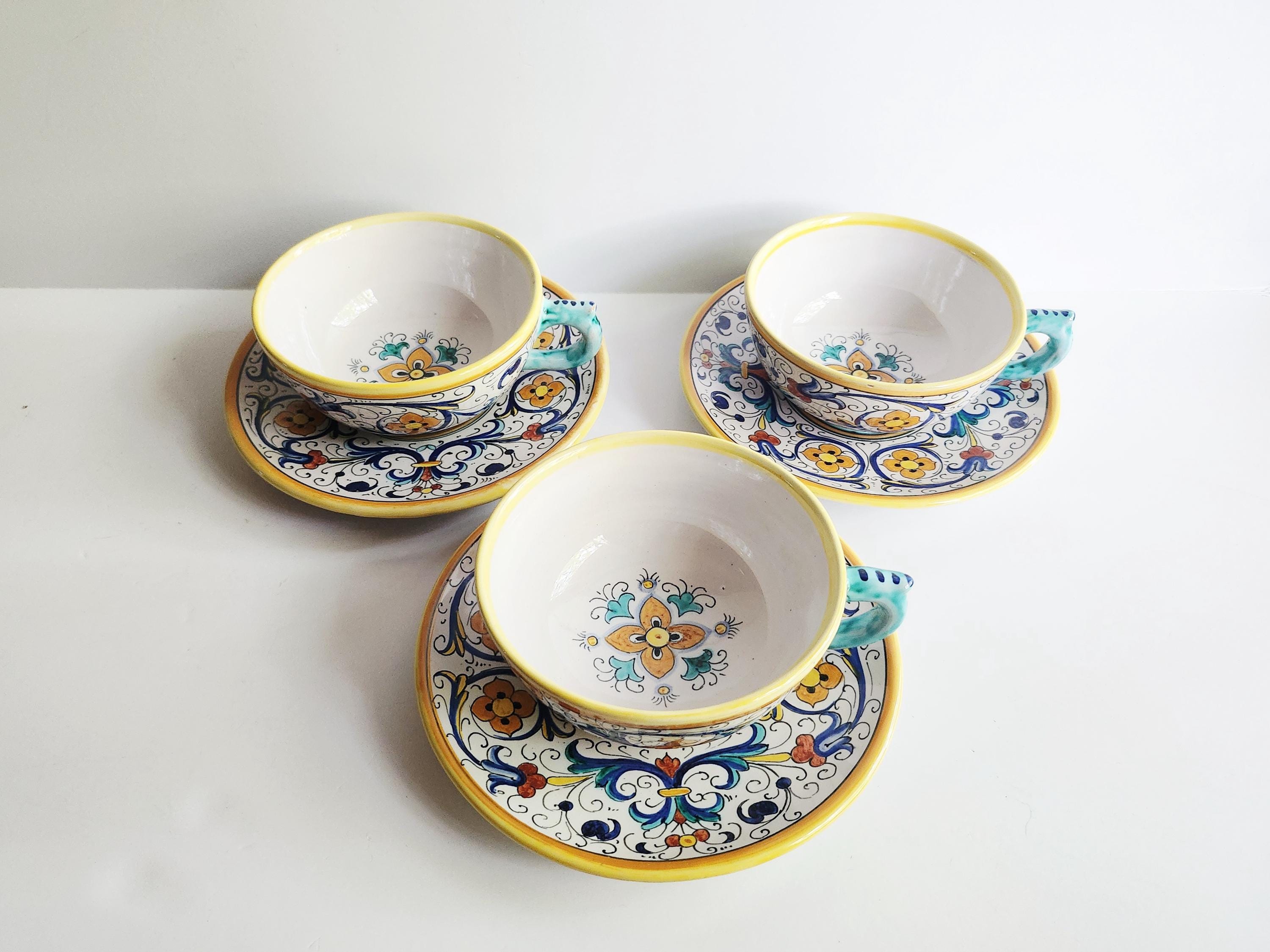 イタリアgrazia deruta の大皿2枚 Grazia Deruta Italy - Etsy
