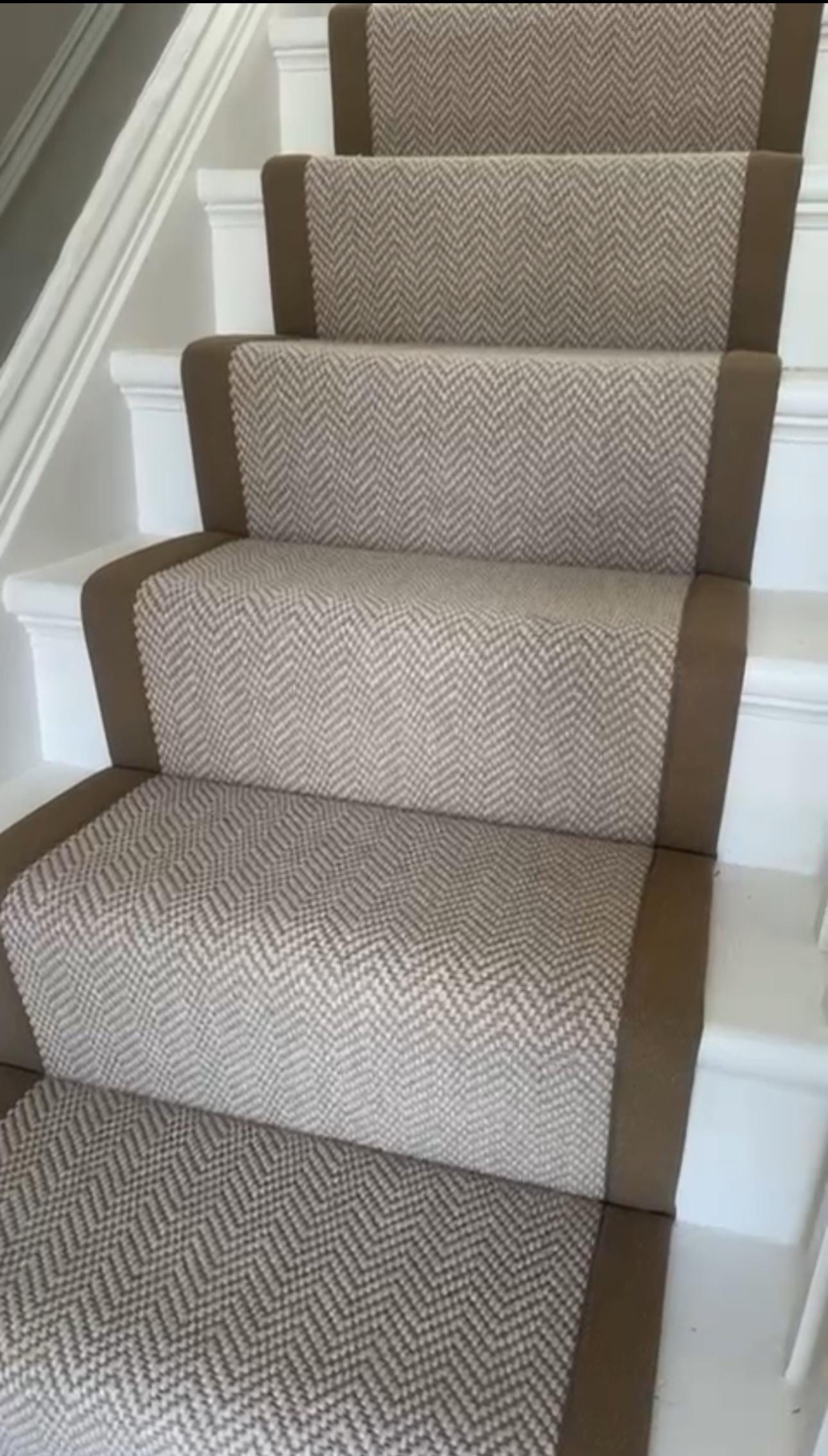 Elephant Herringbone Stair Runner - Etsy UK