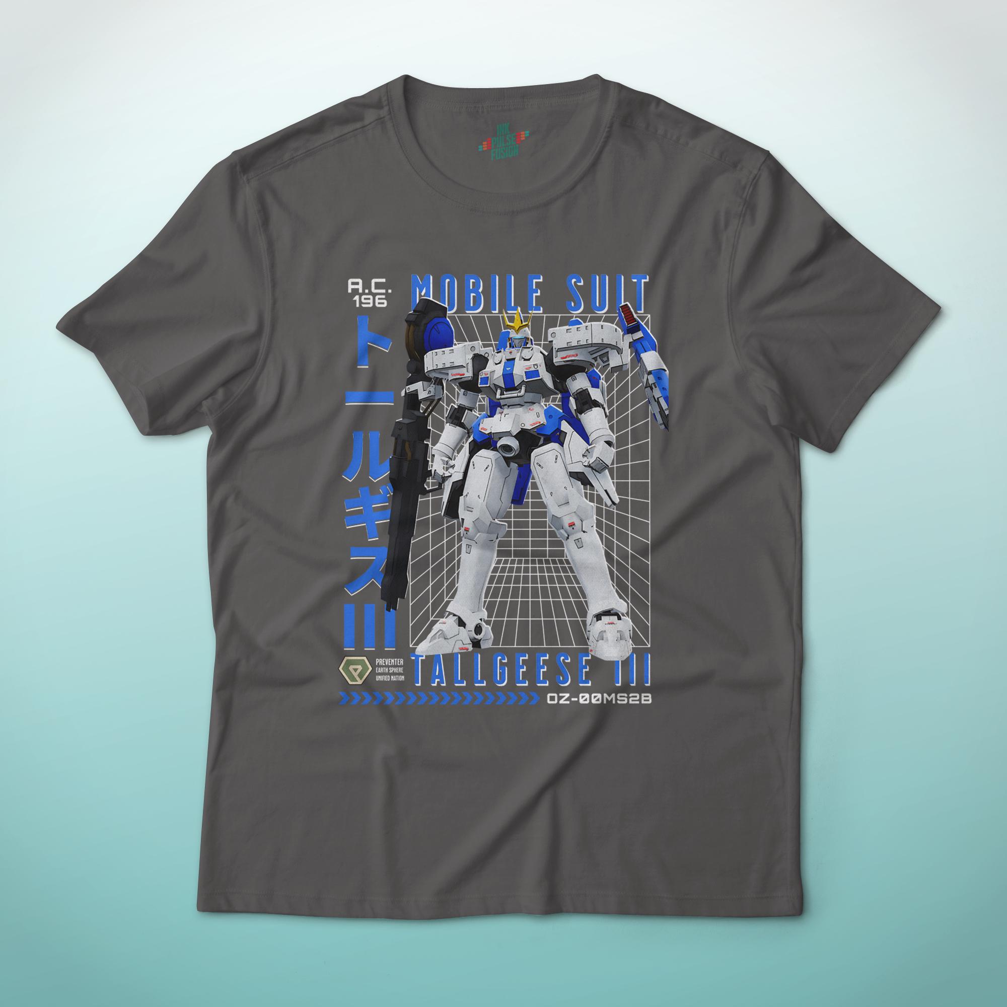 Tallgeese III Gundam T-shirt | Mobile Suit Anime Mecha Tee