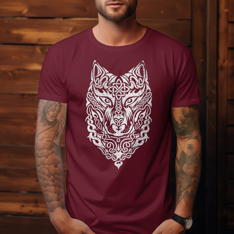 celtic-wolf-tshirt-etsy