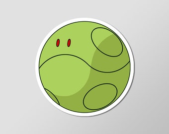 Haro Mascot Robot Artificial Intelligence Gundam Mobile Suit Universal Century Anime Glossy Vinyl Laminated Sticker