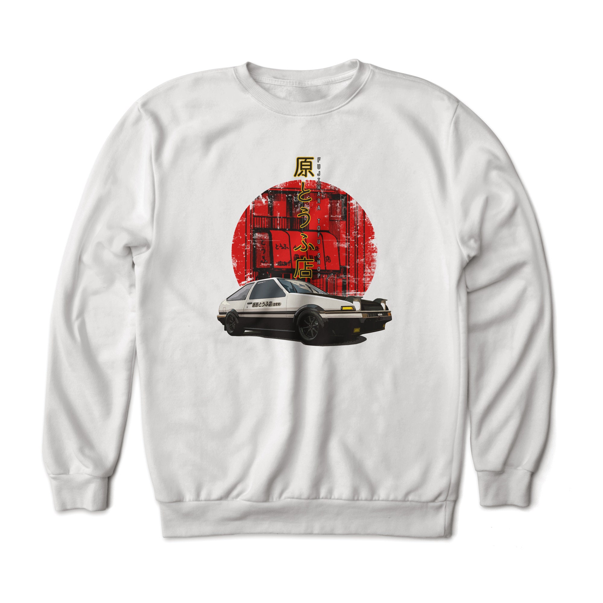 LIMITED TOYOTA AE86 X JUST DRIFT IT EMBROIDERED ANIME HOODIE