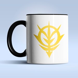 Principality of Zeon Logo Gundam Anime Graphic Art 11 oz Ceramic Coffee Mug