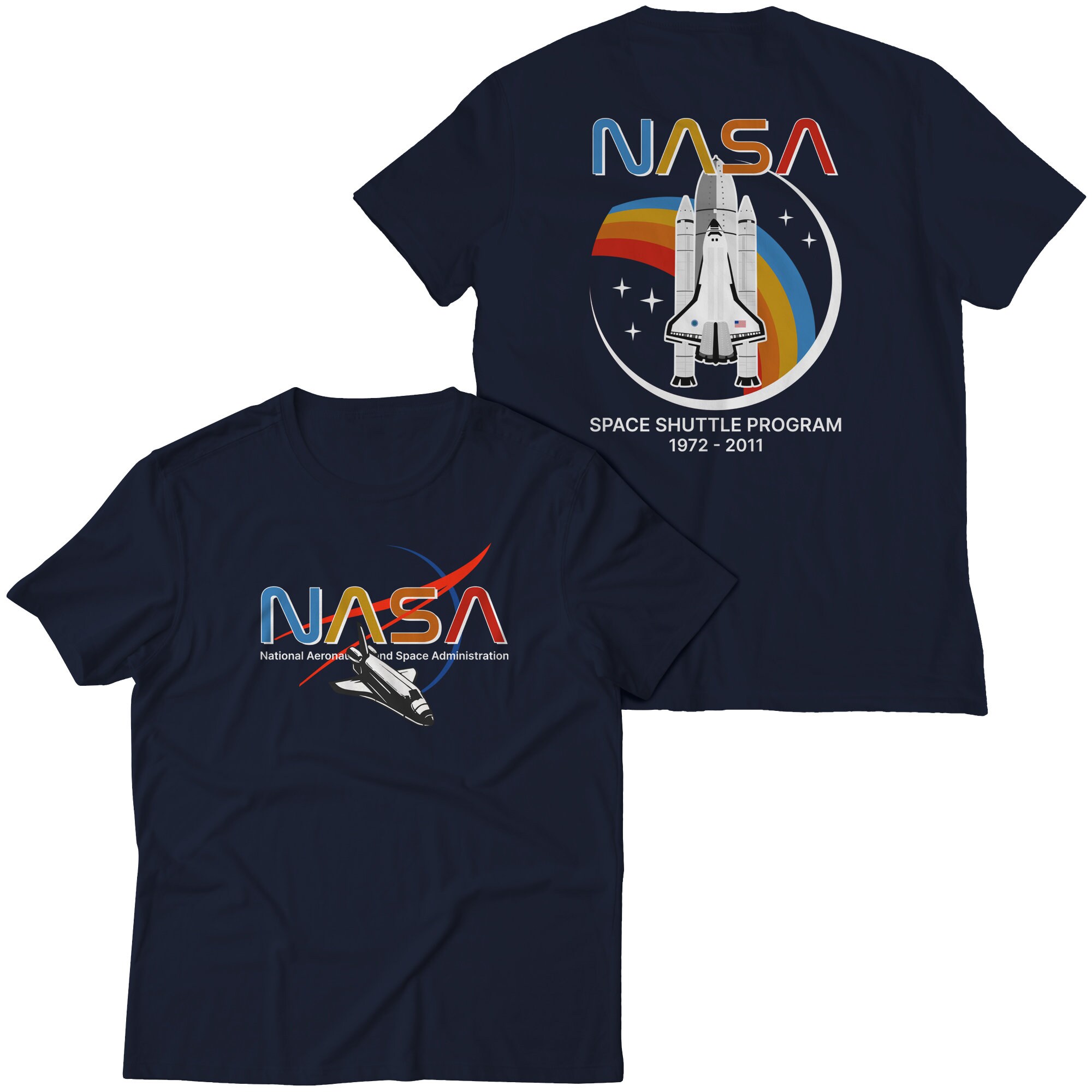 NASA Worm Logo National Aeronautics and Space Administration - Etsy