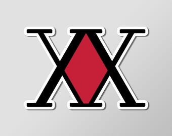 Hunter X Hunter Logo Anime Glossy Vinyl Laminated Sticker