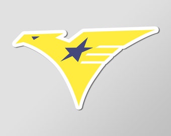 The Titans Logo Mobile Suit Gundam Anime Glossy Vinyl Laminated Sticker