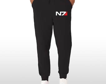 N7 Mass Effect Sweatpants  / Special Forces Emblem / System Alliance