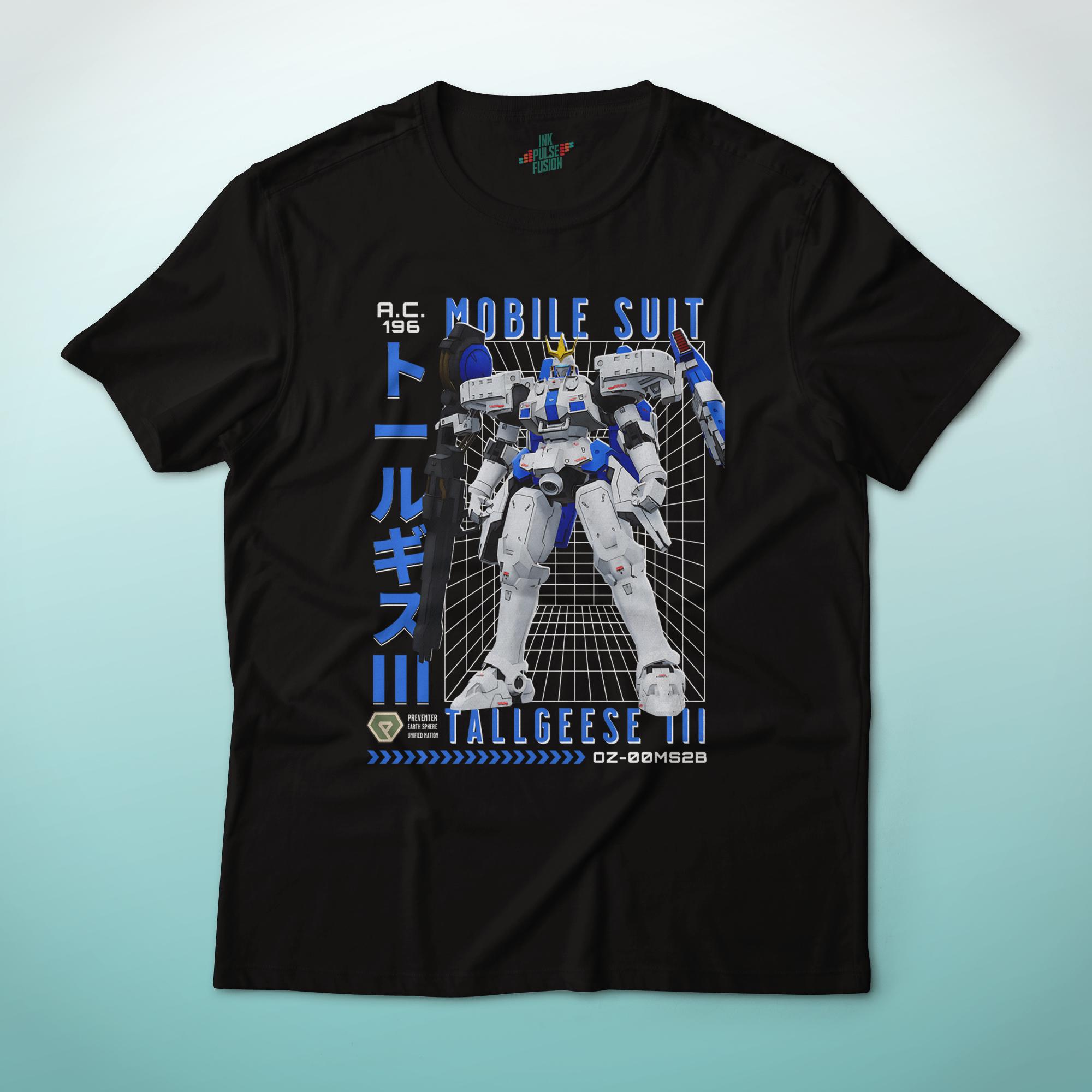 Tallgeese III Gundam T-shirt | Mobile Suit Anime Mecha Tee