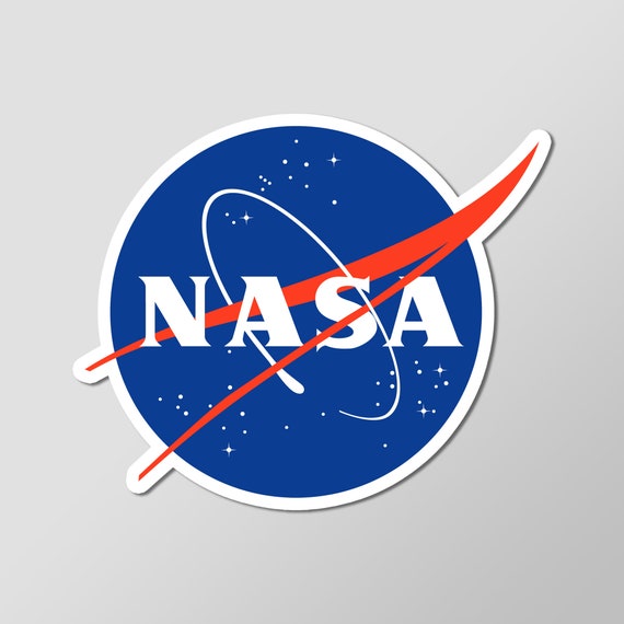 NASA Meatball Logo Space Exploration Glossy Vinyl Laminated Sticker