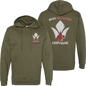 IRON-BLOODED ORPHANS Tekkadan Mobile Suit Gundam Anime Graphic Art Novelty Hoodie Sweatshirt