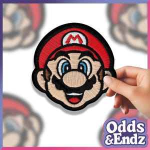 Adesivo di Mario (effetto ricamo)