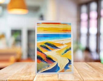 Path to the Beach - 5”x7” Blank Card - Cape Cod Greeting Card