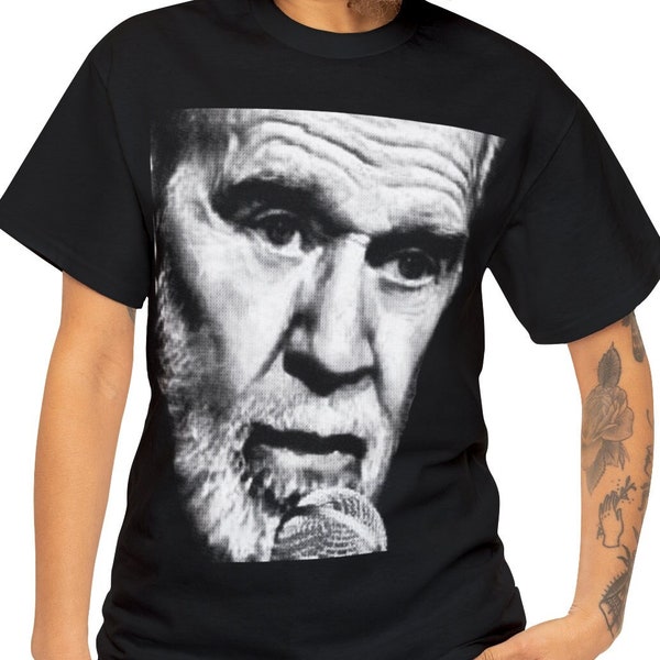 CUSTOM RETRO Distressed gen x 80er Jahre George Carlin T Shirt - Nostalgie