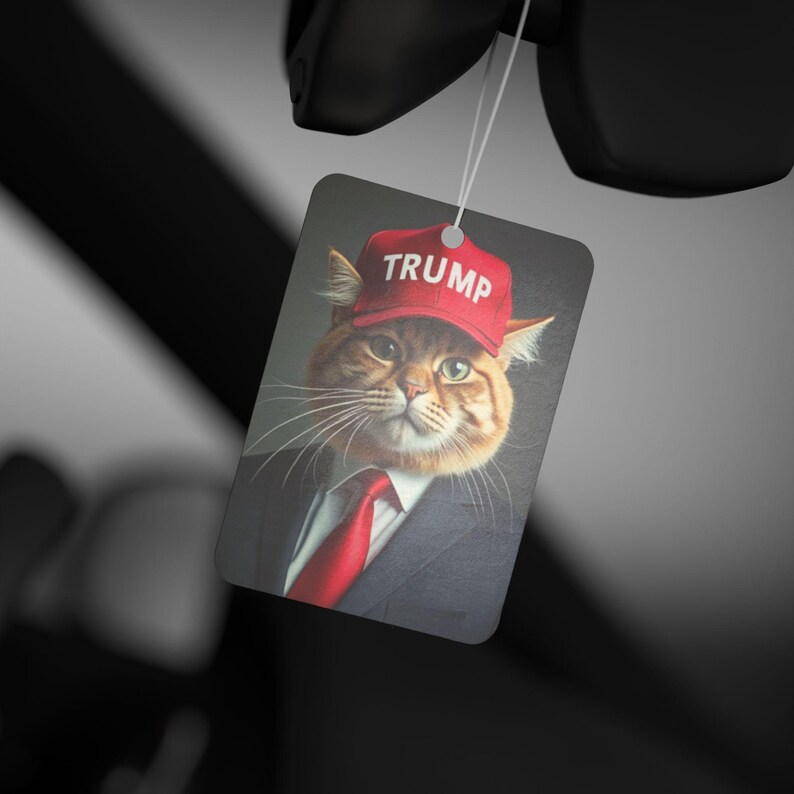 Trump 2024 Duck Kitten JD Vance Cat Lady Springfield OH Air Freshener