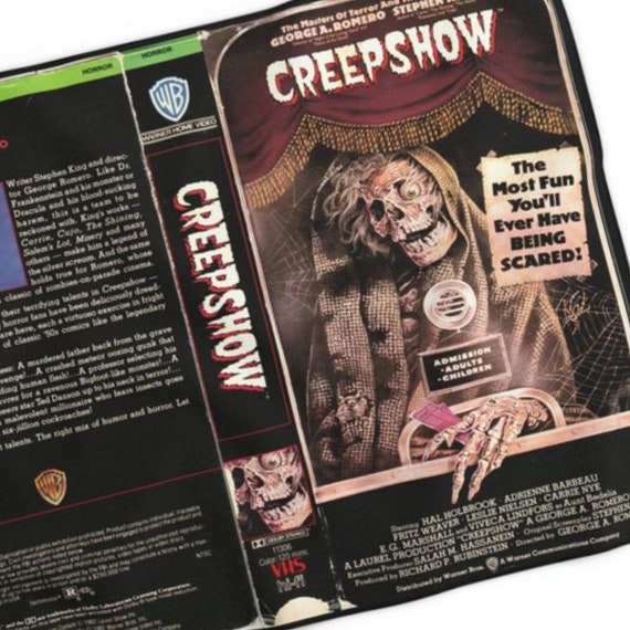 Custom Distressed Gen X 80s Retro Horror Halloween Creepshow VHS Cover XL Sherpa Fleece Blanket 50x60 Nostalgia Memorabilia Etsy Canada