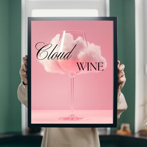 bar cart print | pink print | bar cart decor | girly wall art | bar cart art | trendy wall art | digital print