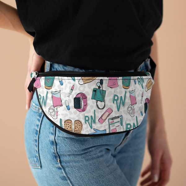 RN Fanny Pack, Waist Bag, Gift for Nurse, Nurse Appreciation Gift, Graduation Gift, Bum Bag, Nurse Fanny Pack, Christmas Gift Idea,