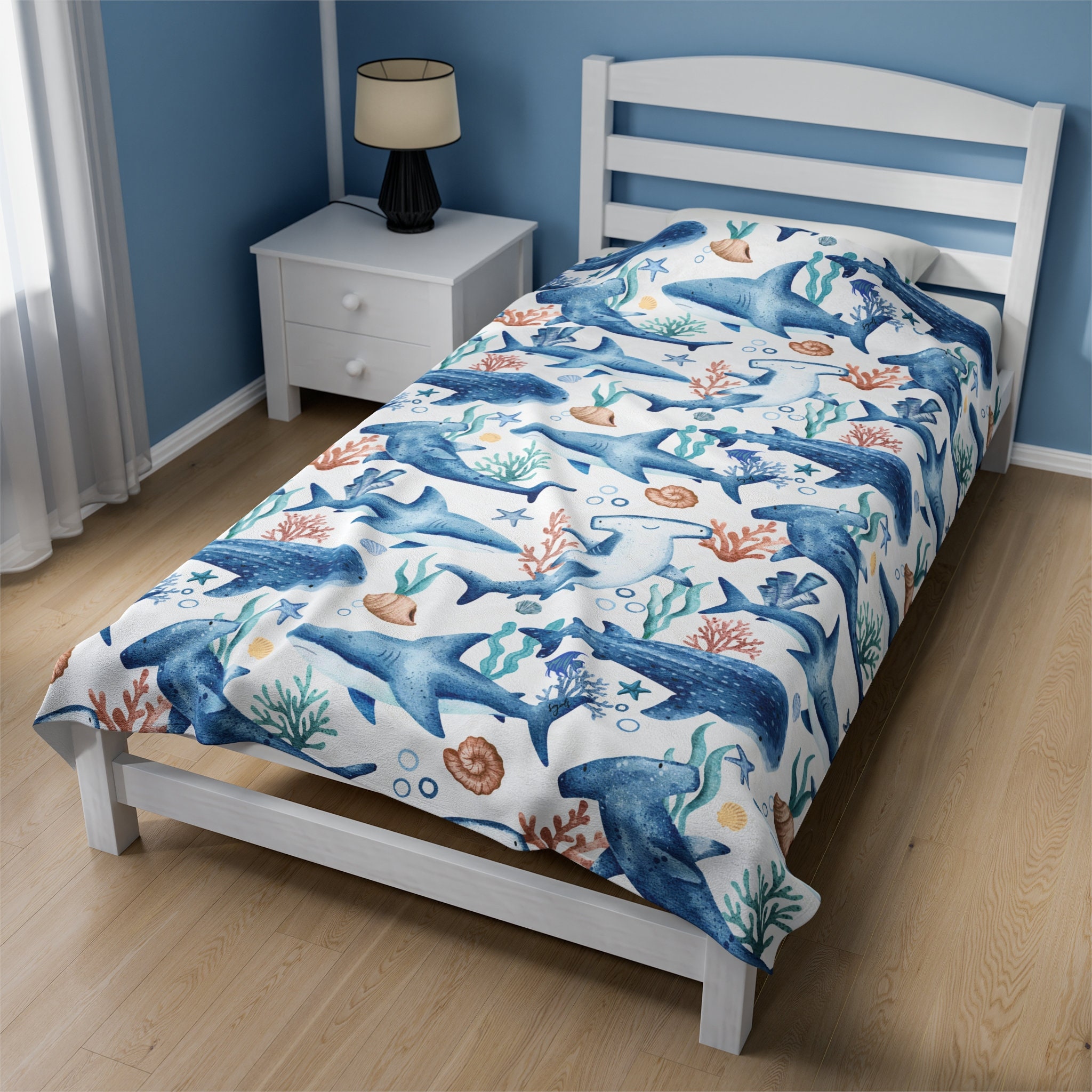 Shark week blanket hotsell