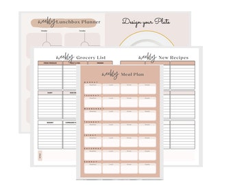 Weekly Meal Planner - Digital Planner