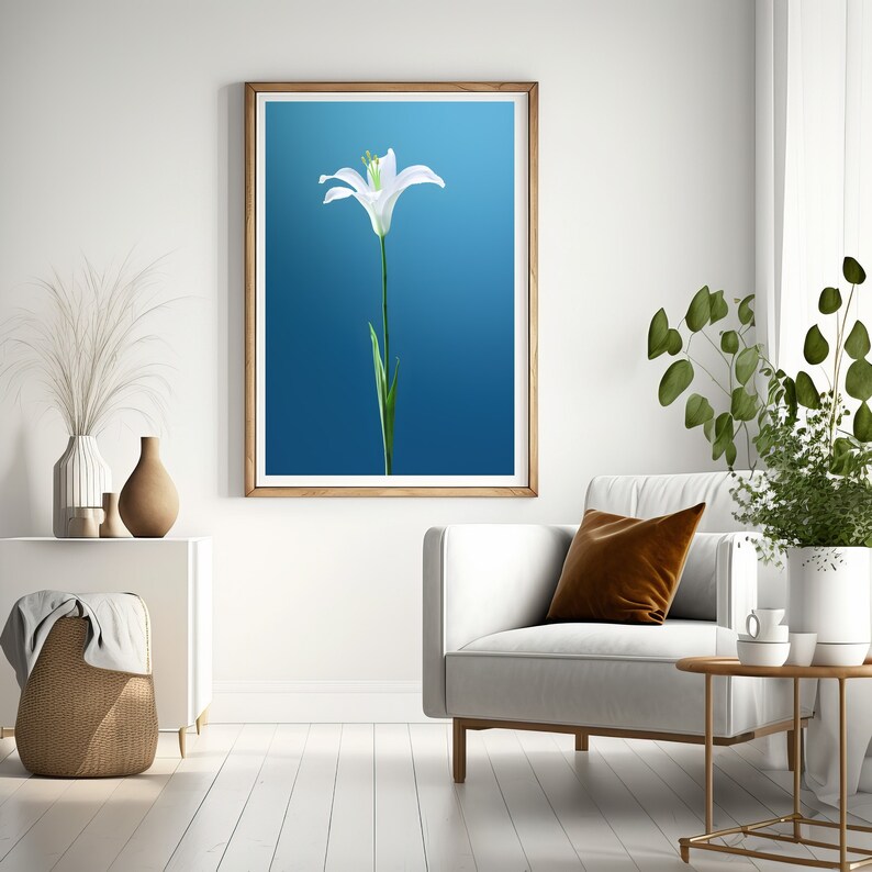 Lily Printable Art Download Printable Wall Decor Art Etsy