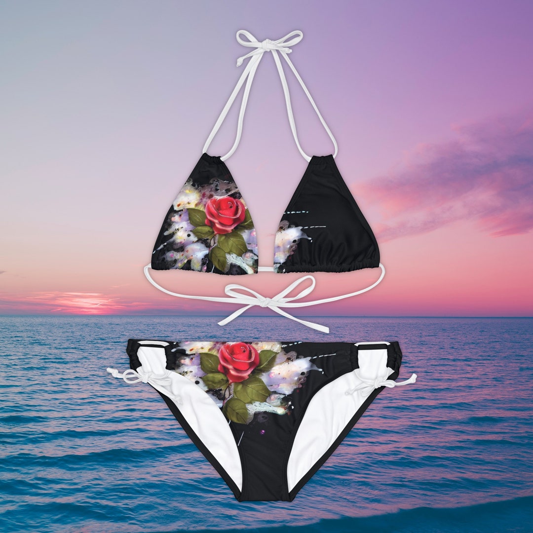 Rose bikini set