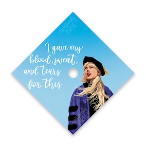 You&#39;re On Your Own Kid Grad Cap Design | Graduation era | PRINTED Graduation Cap Design | Grad Gift