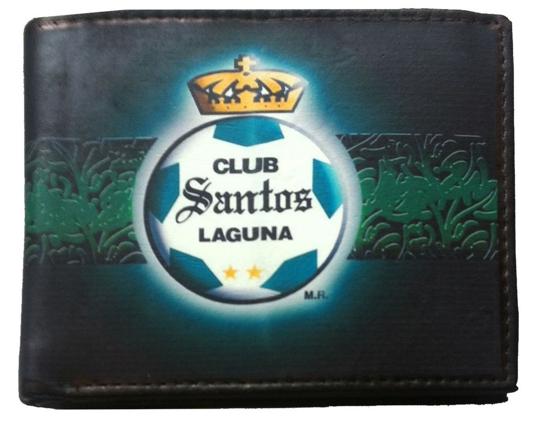Santos Laguna Liga MX Wallet for Men-genuine Leather Bifold - Etsy