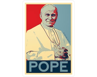 St. Pope John Paul II Kiss-Cut Vinyl Decals