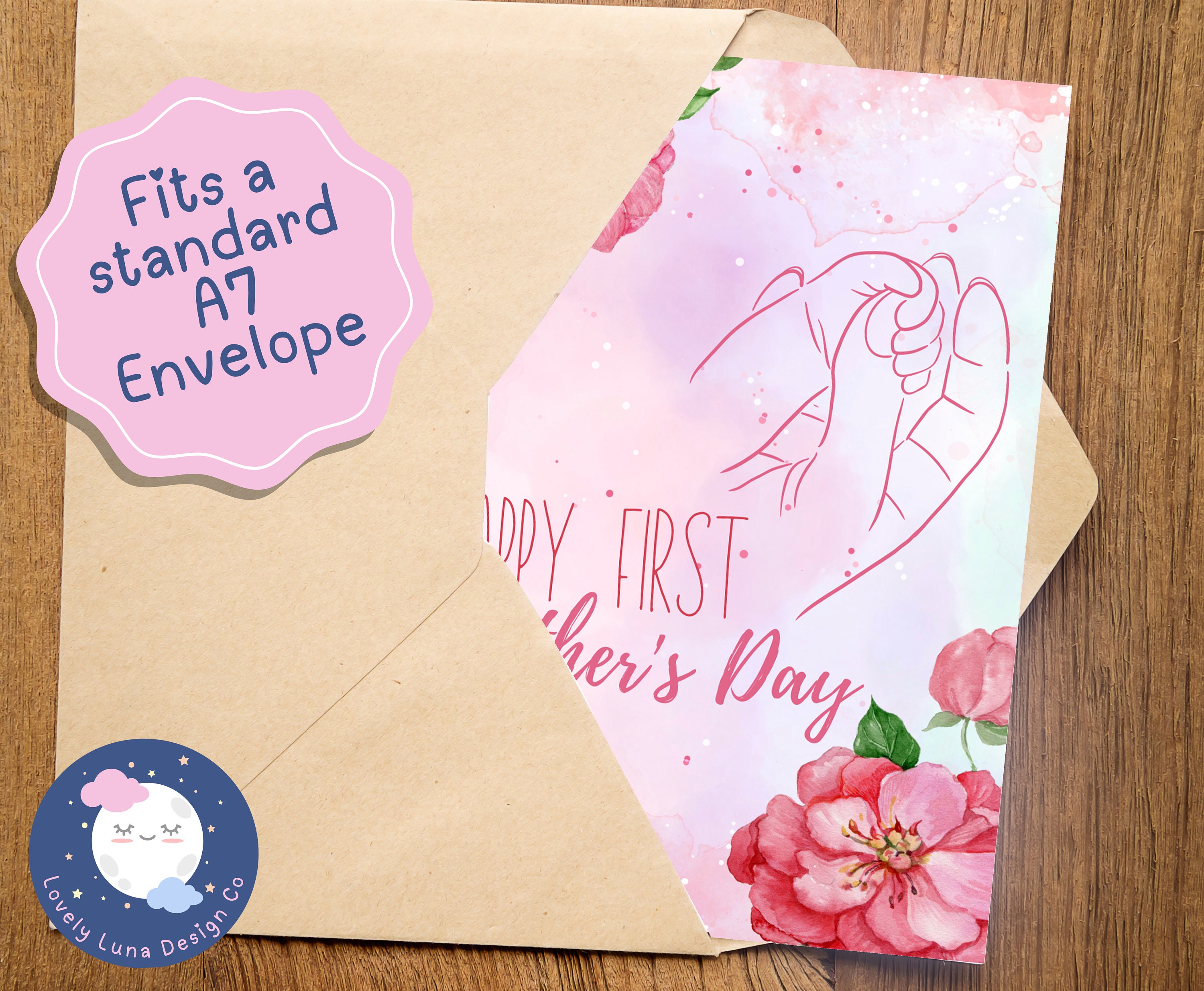 Printable Mother's Day Card Happy First Mother's Day Digital Download ...