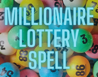 WIN LOTTO SPELL – Powerful Manifestation Spell for Life-Changing Luck, Win The Lotto, Win Mega Millions, Win Powerball, Win Euro Millions