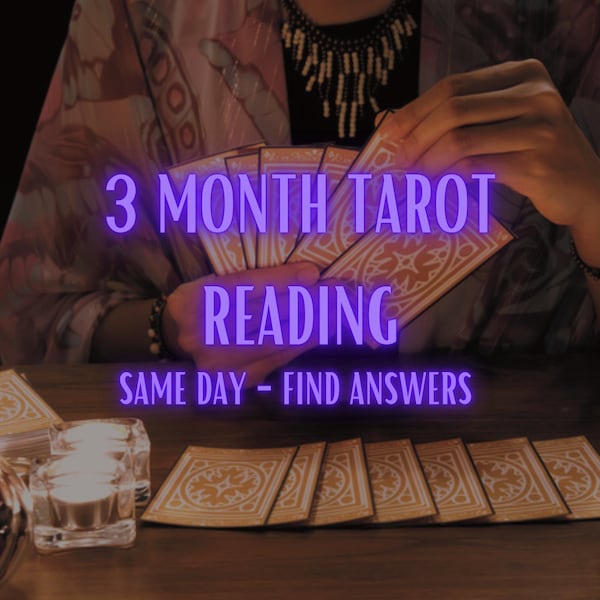 3-Monats-Zukunft Tarot-Lesung: Gewinnen Sie Einsichten und Klarheit für die Zukunft | Was hält die Zukunft für Sie bereit? | Deine Zukünftige Liebe,Karriere + mehr