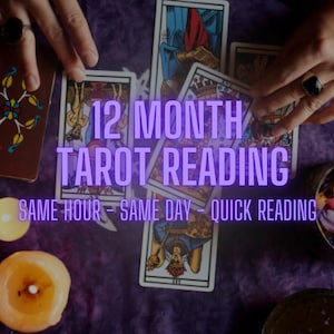 Lectura de tarot de 12 meses: obtenga información y claridad sobre el futuro / ¿Qué le depara el futuro? / Su futuro amoroso, profesional y más