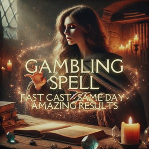WIN GAMBLING SPELL, Money Spell to Win Lottery, Good Luck/Success Spell, Get Rich Fast Spell, Prosperity & Financial Spell Kit, Win Slots