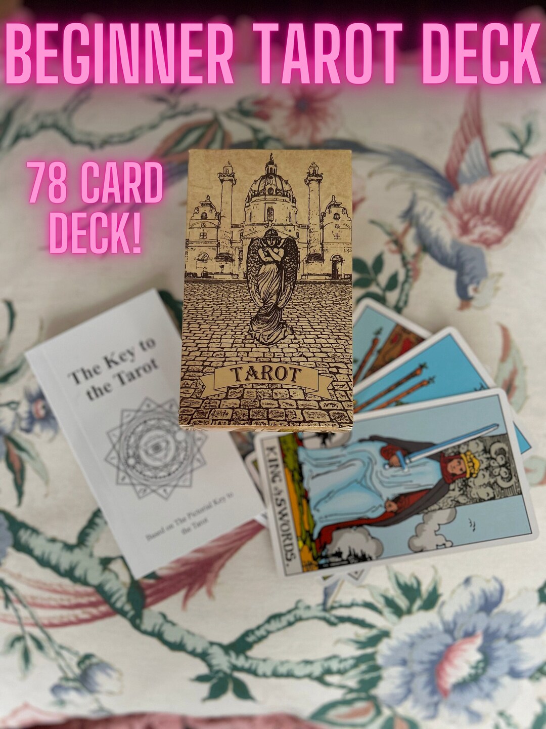 TAROT DECK for BEGINNERS Tarot Card Gift Set 78 Tarot Card Deck With