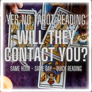¿Se pondrán en contacto contigo? Lectura del amor, Lectura del sí o del no, Lectura del tarot del amor, Lectura a la misma hora o día, Lectura de la reconciliación, Lectura de las relaciones,