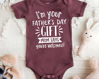 Father's Day Gift Baby Onesie, Funny Bodysuit for Dad