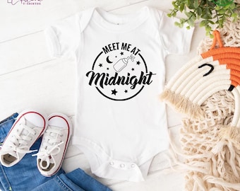 Meet Me at Midnight Baby Onesie • Funny Newborn Outfit