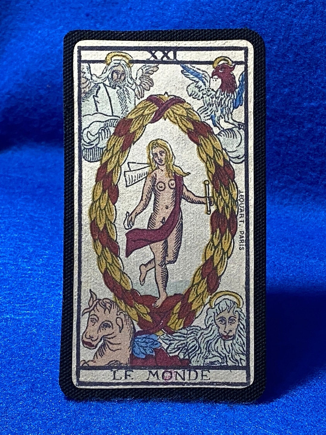 Patch Le Monde Tarot Card